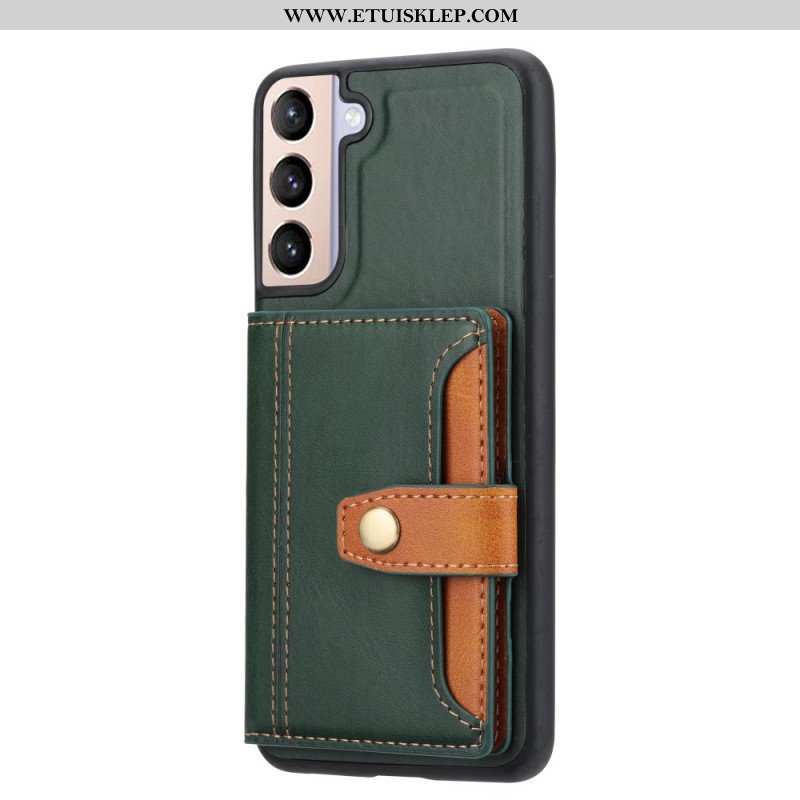 Etui do Samsung Galaxy S22 5G Pasek Podtrzymujący Posiadacza Karty